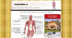 Desktop Screenshot of musculoscuerpohumano.com